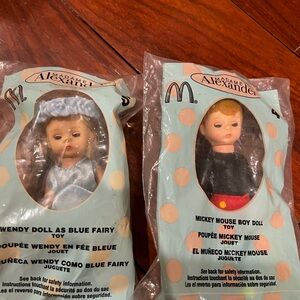 Madame Alexander Blue and Black Doll Set